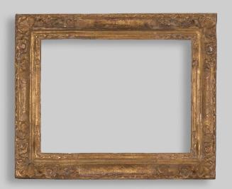 Louis XIV-style frame with floral corners