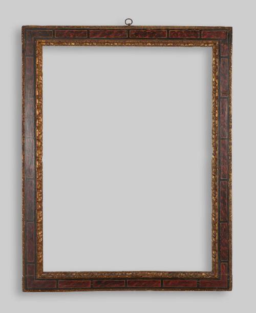 Cassetta frame with trompe l'oeil tortoiseshell