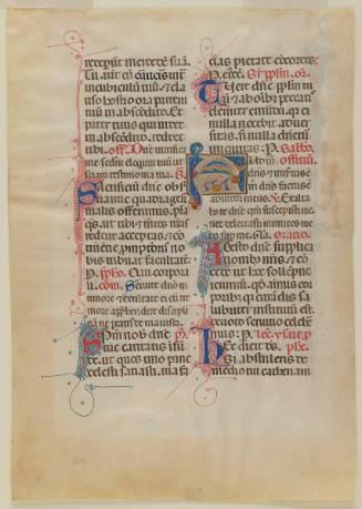 Dominican Missal Leaf