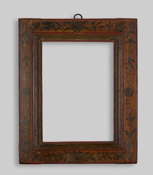 Cassetta frame with painted decoration