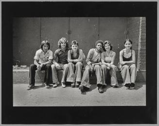 Kids in alley off Spadina Avenue