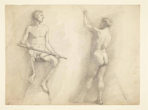 Life Drawings of Two Models