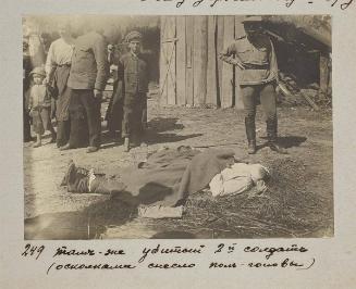 Same place. The second killed soldier. Half of the head taken off by a shrapnel