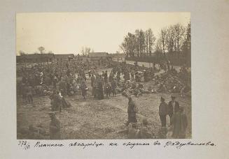 Captive Austrians during the halt in Radzvillov