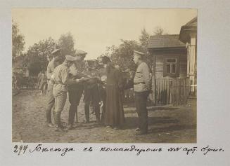 Conversation with artillery unit commander