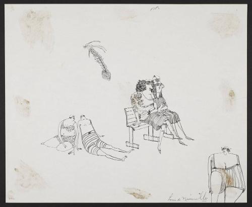Untitled (Figures on bench)