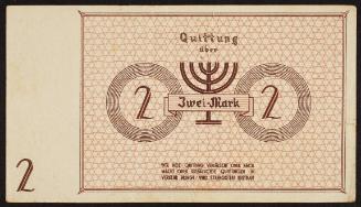 Ghetto Currency - Two- Mark (Zwei Mark) No. 000882