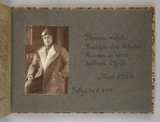 Page 15 of the presentation album, portraits of German pilots