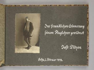 Page 11 of the presentation album, portraits of German pilots