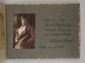 Page 17 of the presentation album, portraits of German pilots