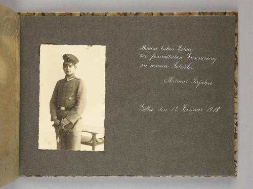 Page 9 of the presentation album, portraits of German pilots