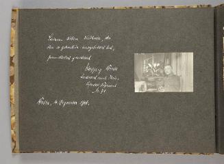 Page 6 of the presentation album, portraits of German pilots