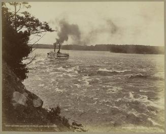 S.S. "Algerian" running along Long Sault rapids, ON