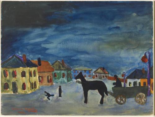 Untitled [Village scene]