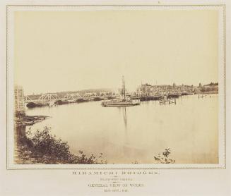 Miramichi Bridges: North West Branch. General view of works. 22nd Sept., 1873