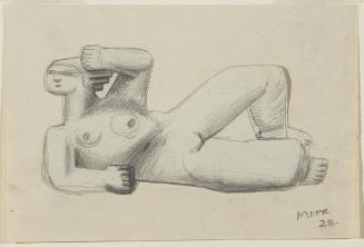 Study for Leeds Reclining Figure