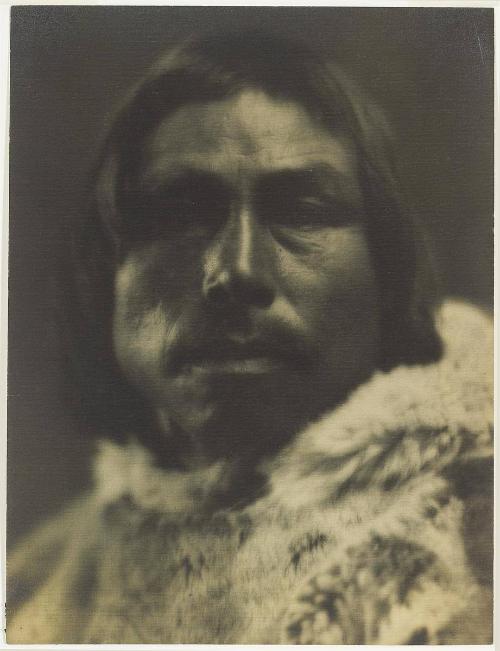 Tookoo (The Deer). Chief of Sikoslingmint Eskimos Southern Baffin Island, 1913-14