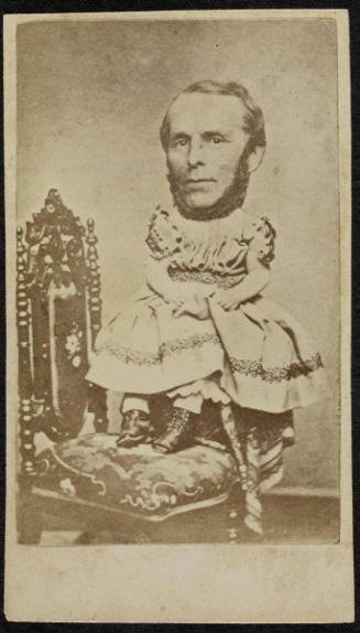 Political caricature [Child's body with man's head]