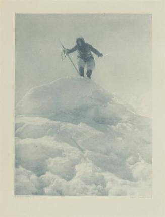 The Hunter: Eskimo in the rough ice-fields at sea from Nanook of the North