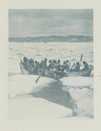 Eskimo Omiak in the Spring