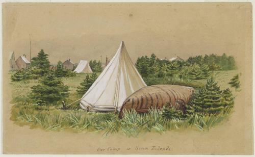 Our Camp at Seven Islands