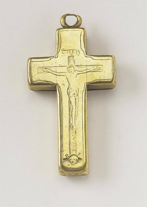 Pectoral Crucifix Dial with Magnetic Compass and Latitude Scale