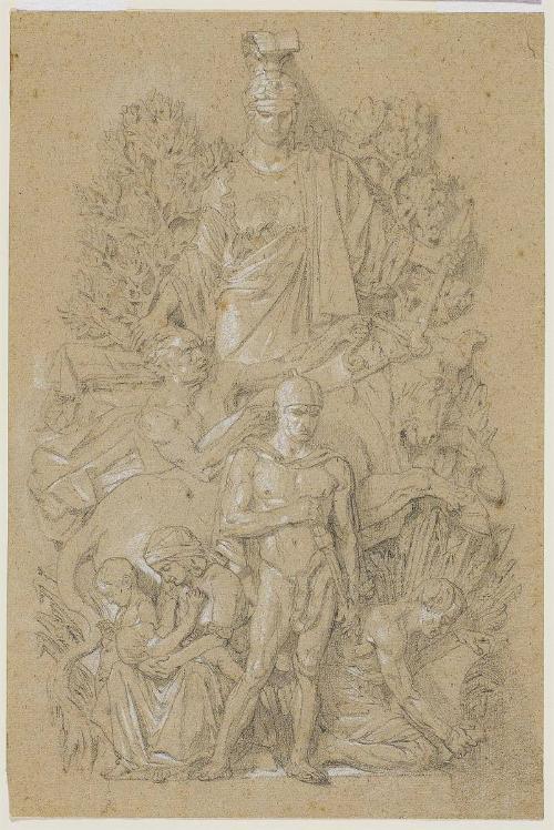 A Study for the Relief on the Arc de Triomphe:  La Paix