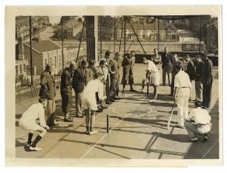 Hitler Youths Learn about New Game From English Lads, London, 1937