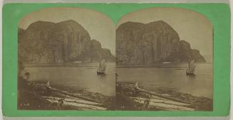 Trinity Rock Height - 1800 feet from Cape Eternity, Saguenay River