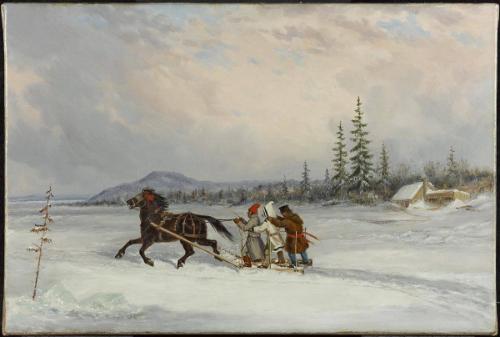 Habitants Sleighing