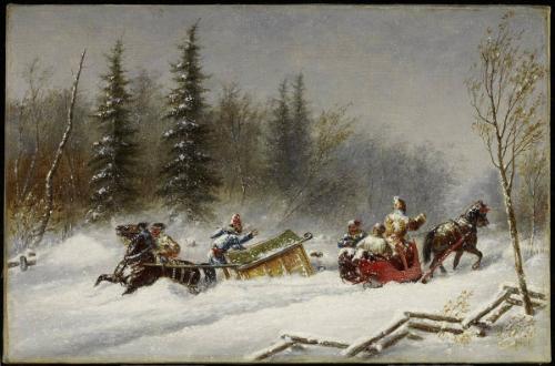 Run off the Road in a Blizzard