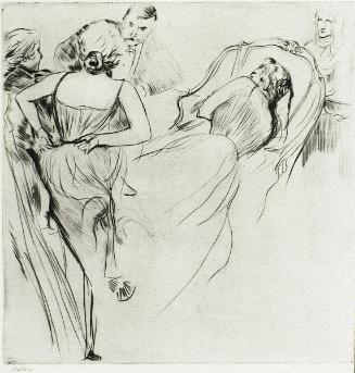 Tissot Chatting with Three Ladies