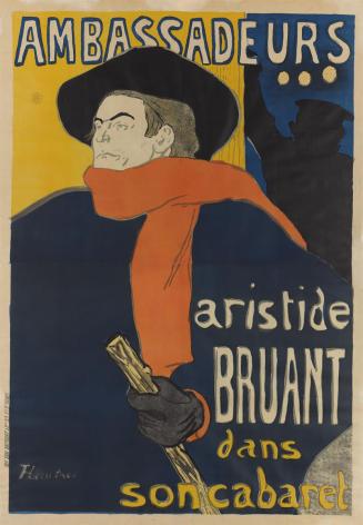 Aristide Bruant, dans son Cabaret