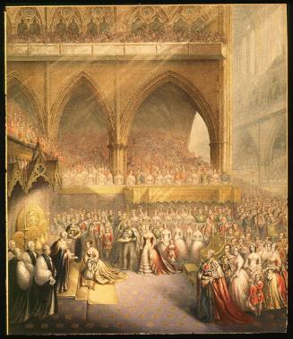 Her Most Gracious Majesty Receiving the Sacrament at Her Coronation