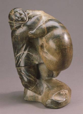 Hunter Fighting Bear