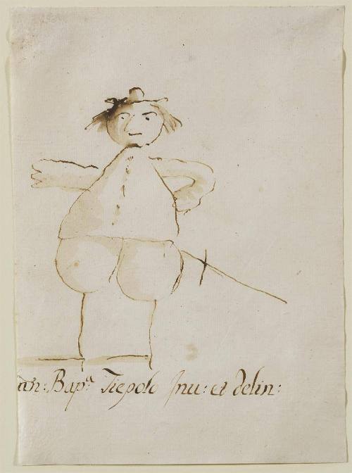 Caricature of a Man with a Sword