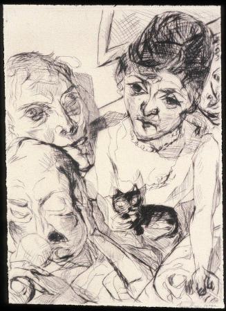 Der Abend   Plate 10 from Gesichter Portfolio