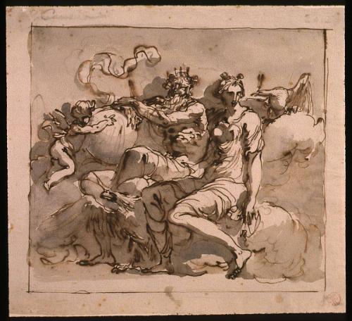 Jupiter and Juno (recto and verso)