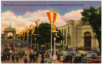 Motor Show and Princes' Boulevard, Canadian National Exhibition, Toronto, Canada