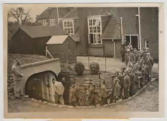 Schoolboys will Learn Air Raid Lessons in Shelter-Classroom.