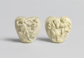 Two Small Ivory Plaques from Scabbards
