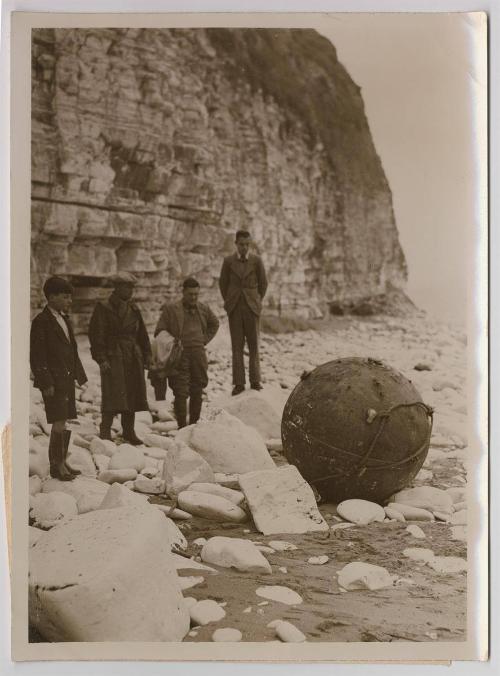 Mines Washed Up "Somewhere on the English Coast".