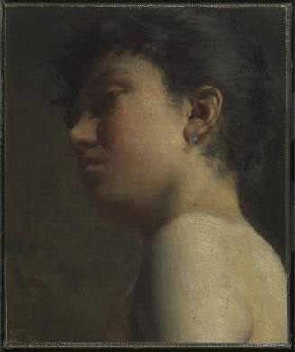 Study Portrait in the Colarossi Academy, Paris