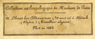 121. Ohmed ben Alderramon (30 years old) Born in Médéa (Algeria) (Algerian Fusilier)