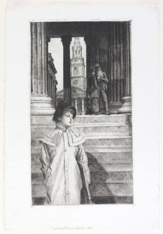 The Portico of the National Gallery, London