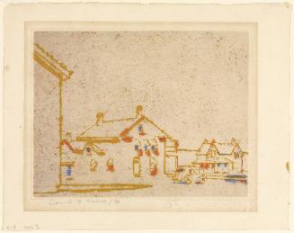 Yard of the Queen's Hotel