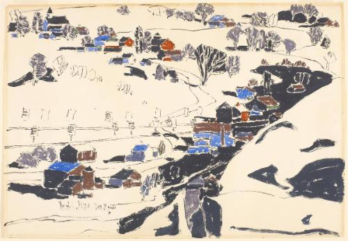 Black Shadow (Village in Winter)