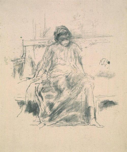 The Draped Figure Seated   from L'Estampe Originale
