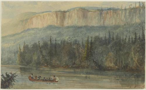 Indians in a Canoe, Nipigon River