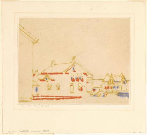 Yard of the Queen's Hotel